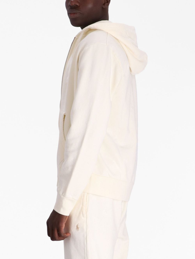 Polo Ralph Lauren Sand Cotton Sweatshirt In Weiss