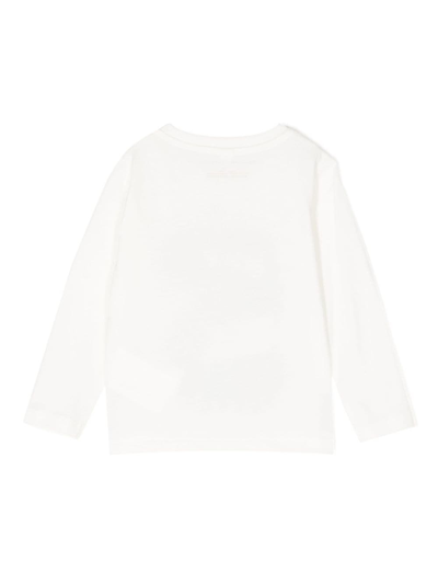 Shop Stella Mccartney S Monster Cotton Sweatshirt In Weiss