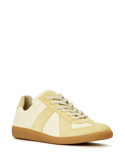 Shop Maison Margiela Replica Low-top Sneakers In Gelb