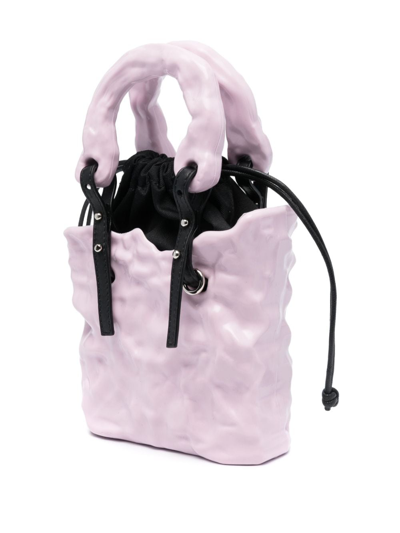 Shop Ottolinger Logo-embossed Bucket Bag In Violett