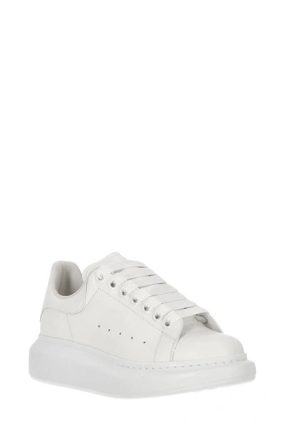 Shop Alexander Mcqueen Sneakers In White