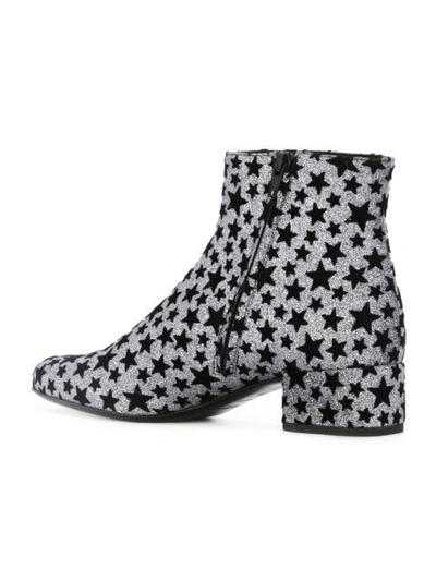 Shop Saint Laurent Star Print Boots
