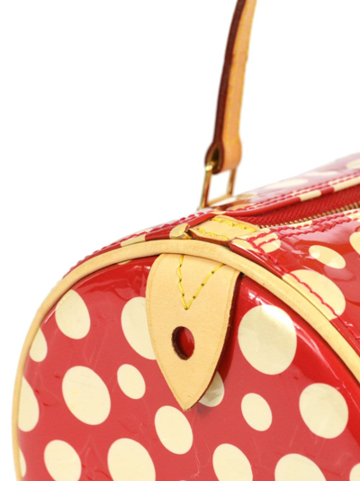 Pre-owned Louis Vuitton X Yayoi Kusama 2012  Papillon Handbag In Red