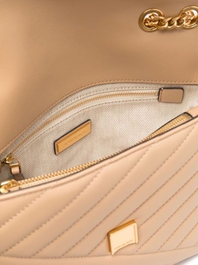 Tory Burch Kira Chevron-quilting Shoulder Bag In Neutrals