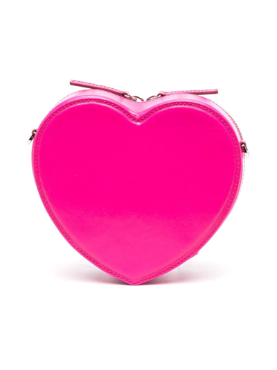 Versace Medusa Head-plaque Leather Shoulder Bag In Pink