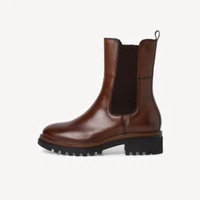 Shop Tamaris Muscat Leather Chelsea Boots