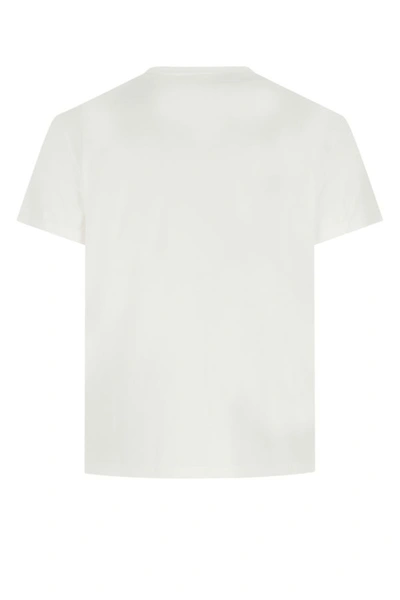 Shop Maison Margiela Man White Cotton T-shirt