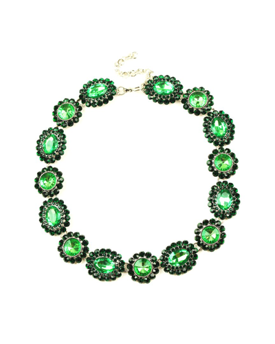 Eye Candy La Luxe Glass Crystal Elizabeth Statement Necklace