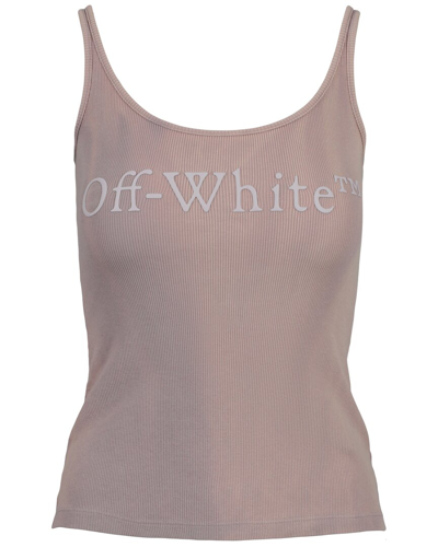 Shop Off-white ™ Embossed Logo Tank In Brown