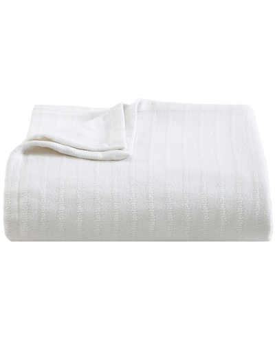 Vera Wang All Over Rib Cotton Blanket