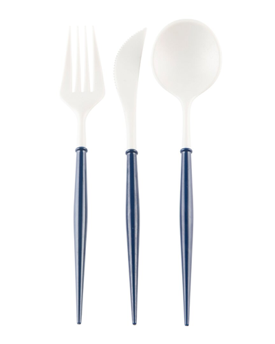 Shop Sophistiplate Bella 36pc Cutlery Set In Navy