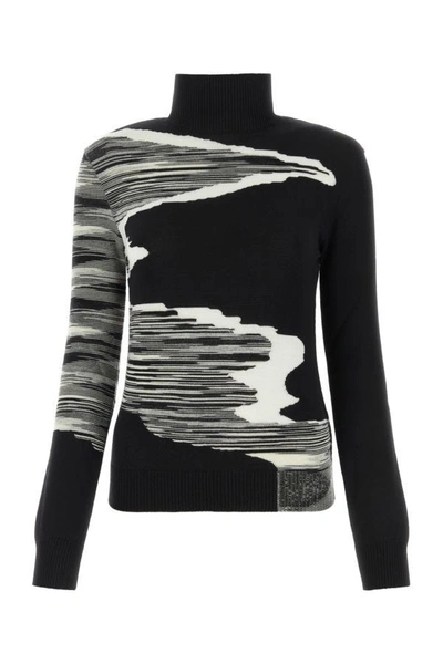 Shop Missoni Woman Embroidered Wool Sweater In Multicolor