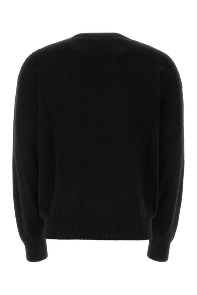 Palm Angels I Love Pa Wool Blend Sweater In Black