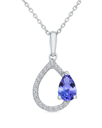 Shop Kallati 14k 0.65 Ct. Tw. Diamond & Tanzanite Pendant Necklace