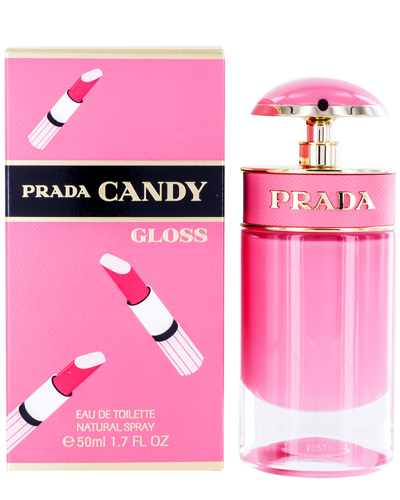 Shop Prada Women's 1.7oz  Candy Gloss Eau De Toilette Spray