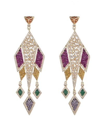 Eye Candy La Cz Julia Rocket Ship Drop Earrings