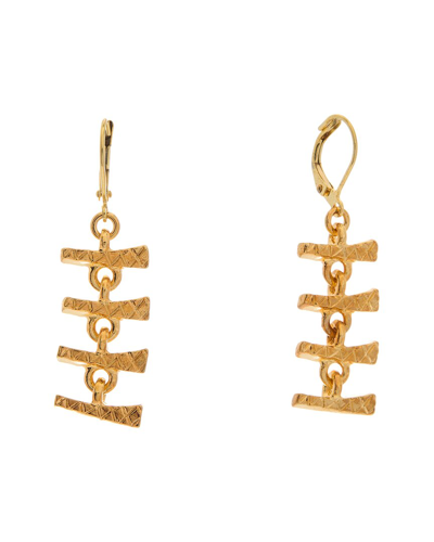 Shop Kenneth Jay Lane 22k Plated Dangle Earrings