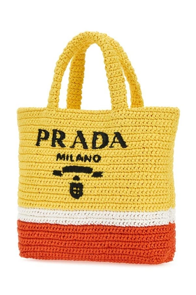 Prada Straw Handbag With A Strap, ModeSens
