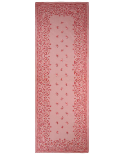 Shop Givenchy Silk Scarf In Pink