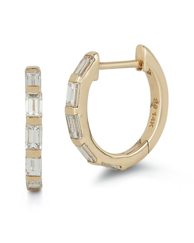 Nephora 14k 0.70 Ct. Tw. Diamond Huggie Earrings