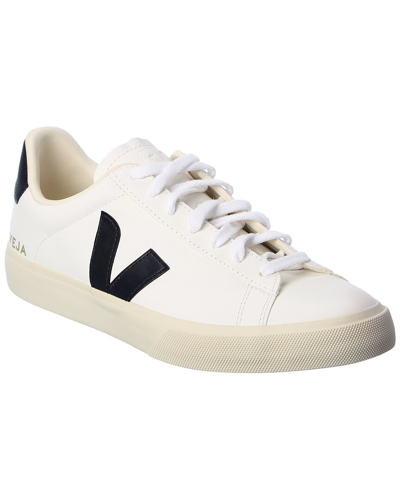 Shop Veja Campo Leather Sneaker In White