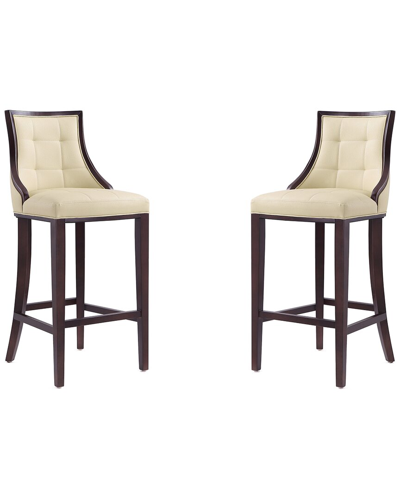 MANHATTAN COMFORT MANHATTAN COMFORT SET OF 2 FIFTH AVENUE BAR STOOLS 