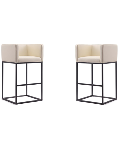 Manhattan Comfort Set Of 2 Embassy Bar Stools