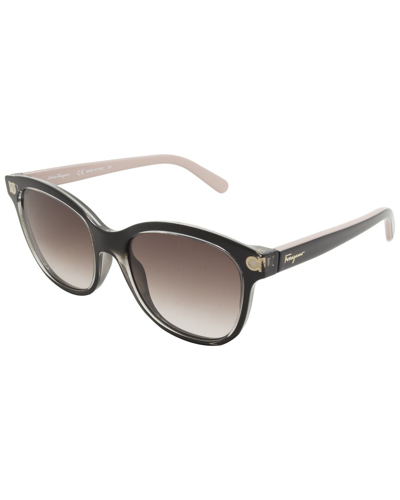 Shop Ferragamo Women's Sf834s 55mm Sunglasses In Pink