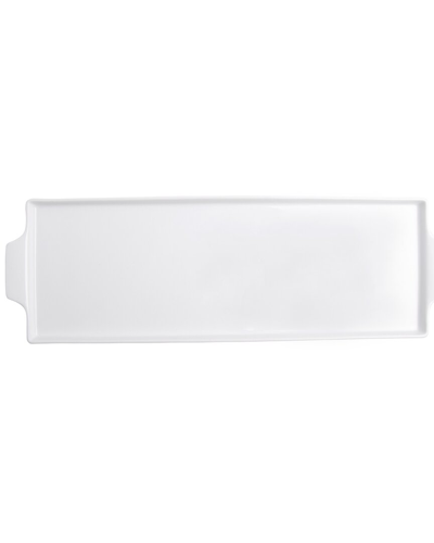 Shop Home Essentials Set Of 2 17in Rectangle Platter With Handle In White