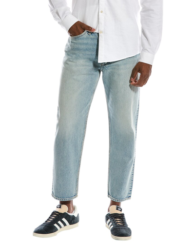 Shop Rag & Bone Beck Authentic Rigid Ralay Cropped Tapered Jean In Blue