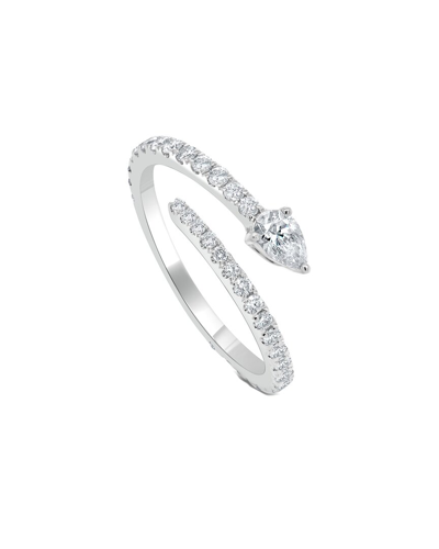 Shop Sabrina Designs 14k 0.76 Ct. Tw. Diamond Cross Over Ring