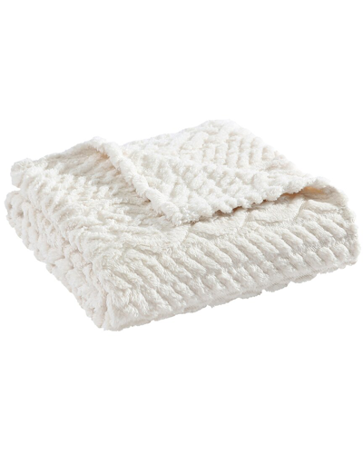 Nautica Declan Sherpa Reversible Throw Blanket
