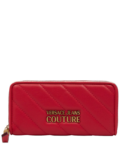 Shop Versace Jeans Couture Wallet In Red