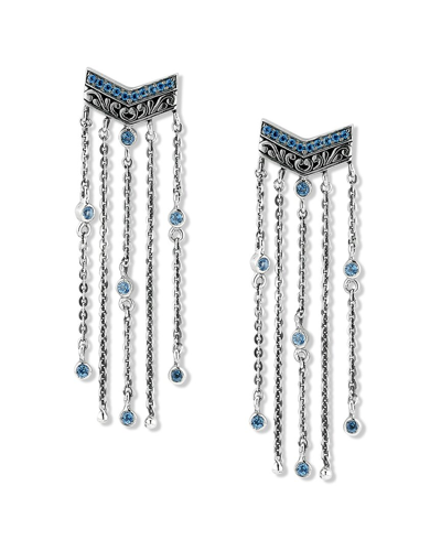 Shop Samuel B. Silver 0.76 Ct. Tw. Blue Topaz Drop Earrings