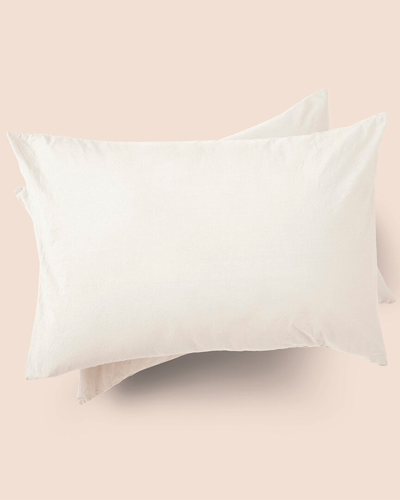 Shop Dr. Weil Collection By Purecare Dr. Weil/purecare Garment Washed Percale Pillow Sham Set