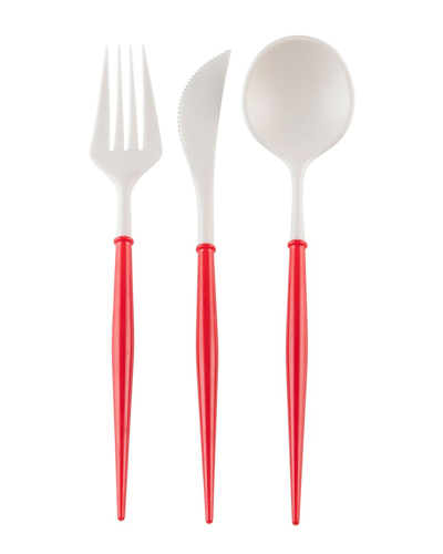 Shop Sophistiplate Bella 36pc Cutlery Set In Red