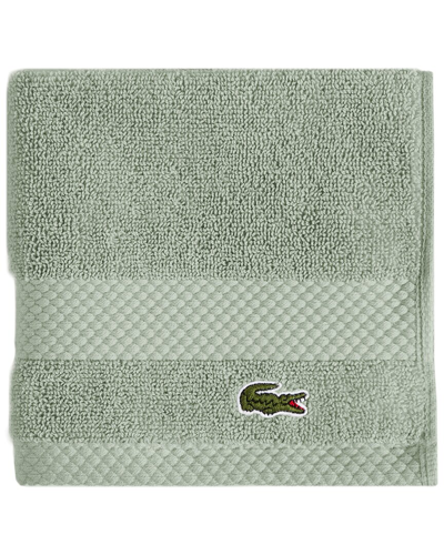Shop Lacoste Heritage Antimicrobial Wash Towel In Green