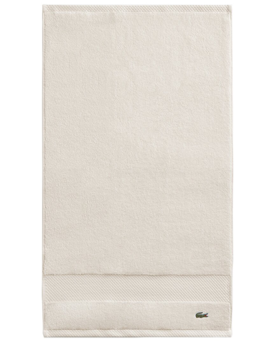 Shop Lacoste Heritage Antimicrobial Hand Towel In White