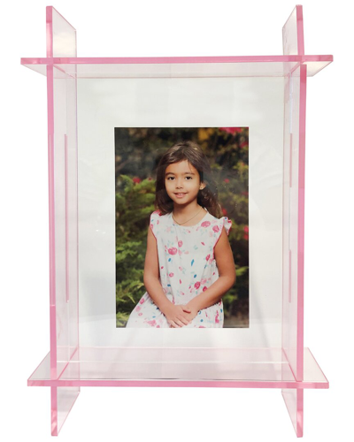 Shop R16 Home Neon Pink Lucite 5x7 Frame