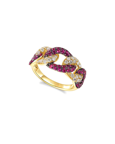 Shop Le Vian ® 14k Honey Gold™ 1.49 Ct. Tw. Diamond & Ruby Ring