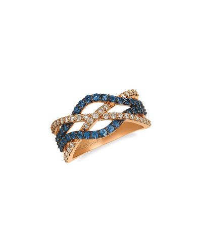 Shop Le Vian ® 14k Strawberry Gold® 1.26 Ct. Tw. Diamond & Sapphire Ring