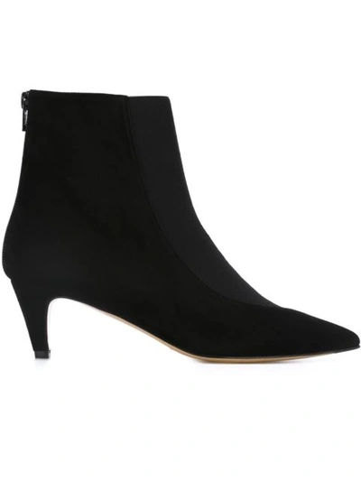 Bionda Castana Moshe Suede Ankle Boots In Black