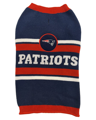 Shop Pets First Nfl New England Patriots Pet Sweater In Multicolor