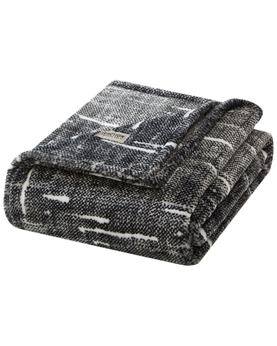 Shop Kenneth Cole Reaction Cedar Ultra Soft Plush Fleece Reversible Throw Blanket