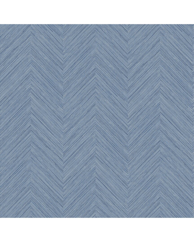 Shop Nuwallpaper Blue Sampson Peel & Stick Wallpaper