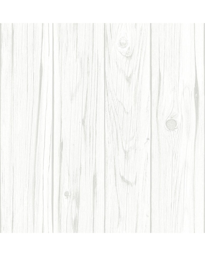 Shop Inhome White Barnwood Peel & Stick Wallpaper