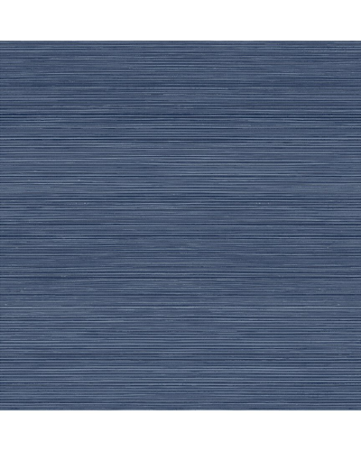 Shop Nuwallpaper Indigo Crossweave Peel & Stick Wallpaper In Blue