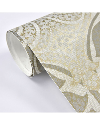 Shop Nuwallpaper Charisma Peel & Stick Wallpaper In Grey