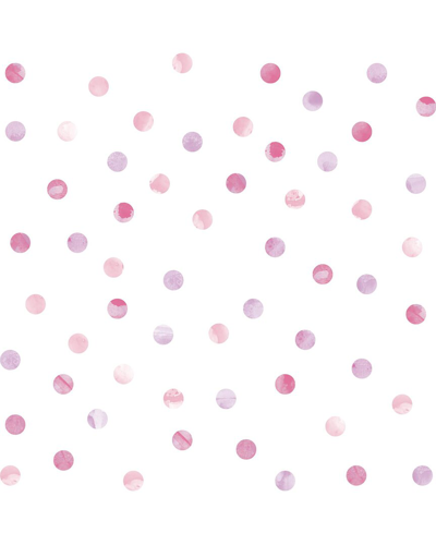 Shop Wallpops Watercolor Dots Wall Art Kit In Pink