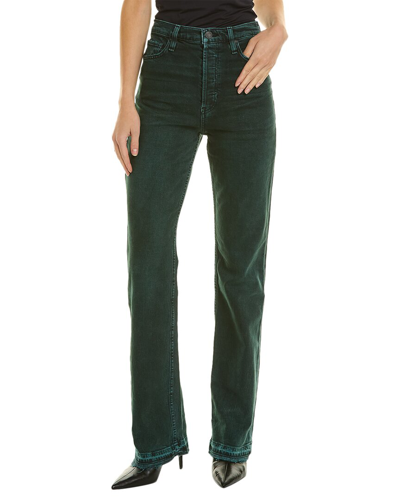 Shop Hudson Jeans Faye Overdye Scarab Ultra High-rise Bootcut Jean In Blue